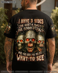 I HAVE 3 SIDES 3 SKULLS ALL OVER PRINT - YHHN3005251