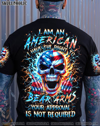 I AM AN AMERICAN SKULL ALL OVER PRINT - YHHN2305244