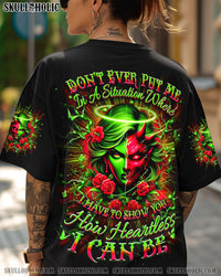 HOW HEARTLESS I CAN BE SKULL LADY ALL OVER PRINT - YHDU1704252