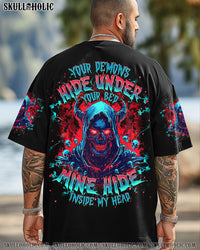YOUR DEMONS HIDE UNDER YOUR BED SKULL ALL OVER PRINT  - TLTR3103252