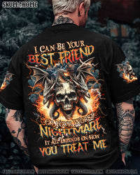 I CAN BE YOUR BEST FRIEND SKULL DRAGON ALL OVER PRINT - TLNZ0905241