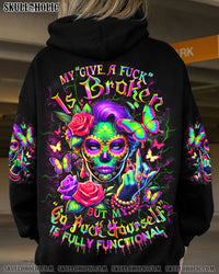 MY GIVE A F IS BROKEN MARDI GRAS ALL OVER PRINT - YHDU0402251