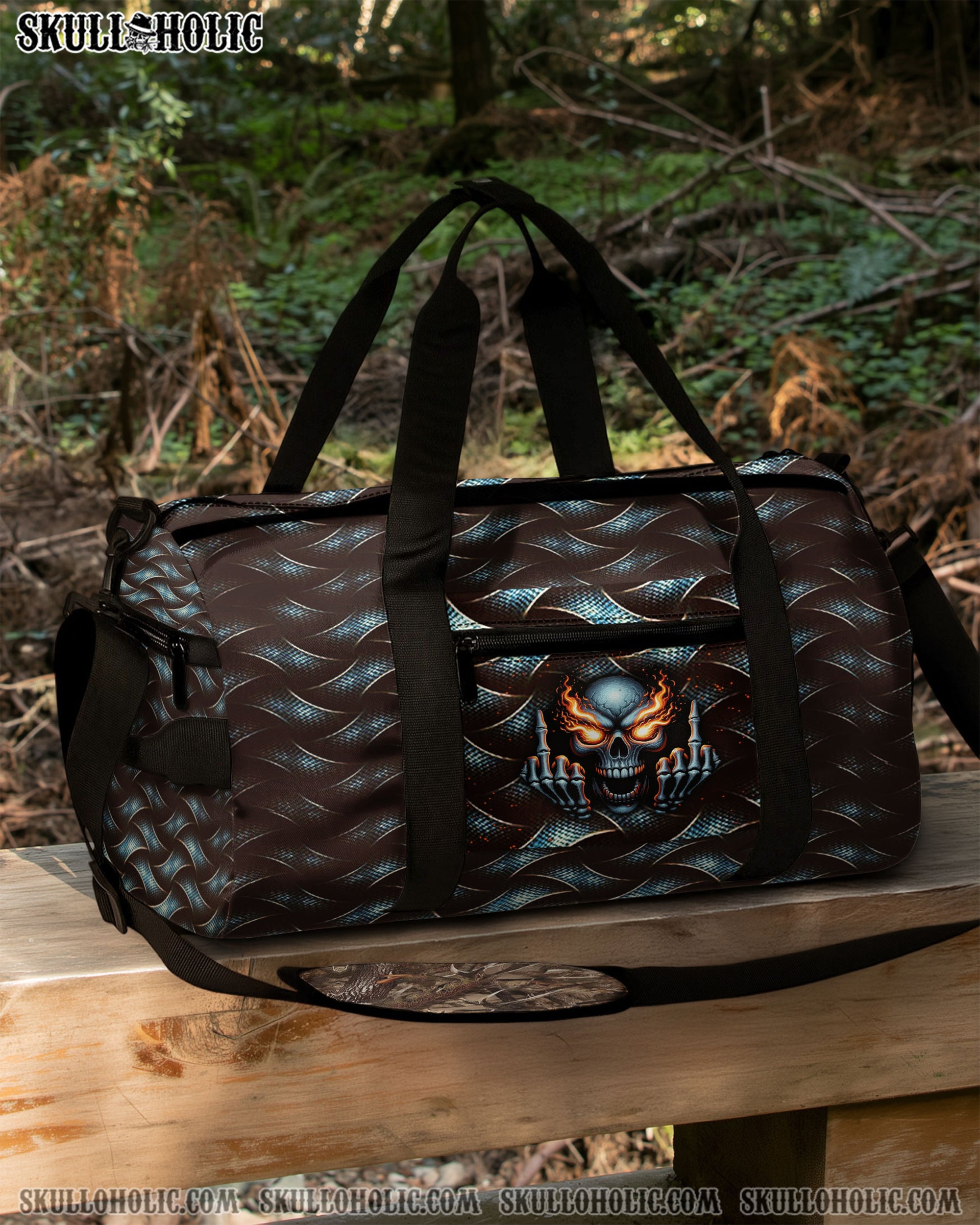 SKULL FIRE TRAVELLING BAG - YHLN2708254