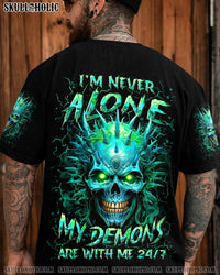 I'M NEVER ALONE SKULL DEMON ALL OVER PRINT - YHLN1504242