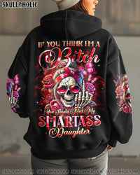 IF YOU THINK I'M A B MESSY BUN SKULL ALL OVER PRINT - TYQY1802256
