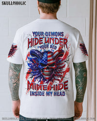 YOUR DEMONS HIDE UNDER YOUR BED SKULL ALL OVER PRINT  - TLNZ2306253