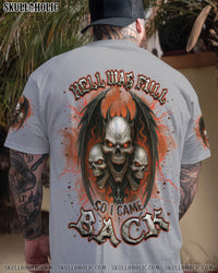 HELL WAS FULL SO I CAME BACK SKULL ALL OVER PRINT   - TLNZ2305254