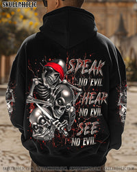 SEE NO HEAR NO SPEAK NO ALL OVER PRINT - YHLN2811241