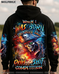 WHEN I WAS BORN PIRATE SKULL ALL OVER PRINT - YHHN1808254