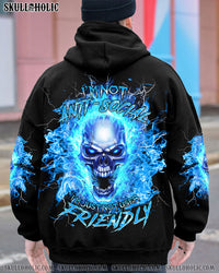 I'M NOT ANTI-SOCIAL SKULL ALL OVER PRINT  - TLNT0912241