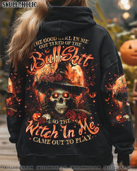 THE GOOD GIRL WITCH SKULL HALLOWEEN ALL OVER PRINT - TLNO2208241