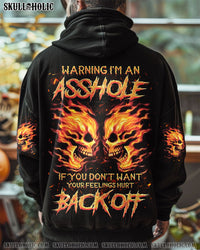 WARNING I'M AN A SKULL FIRE ALL OVER PRINT - TLNZ1710244