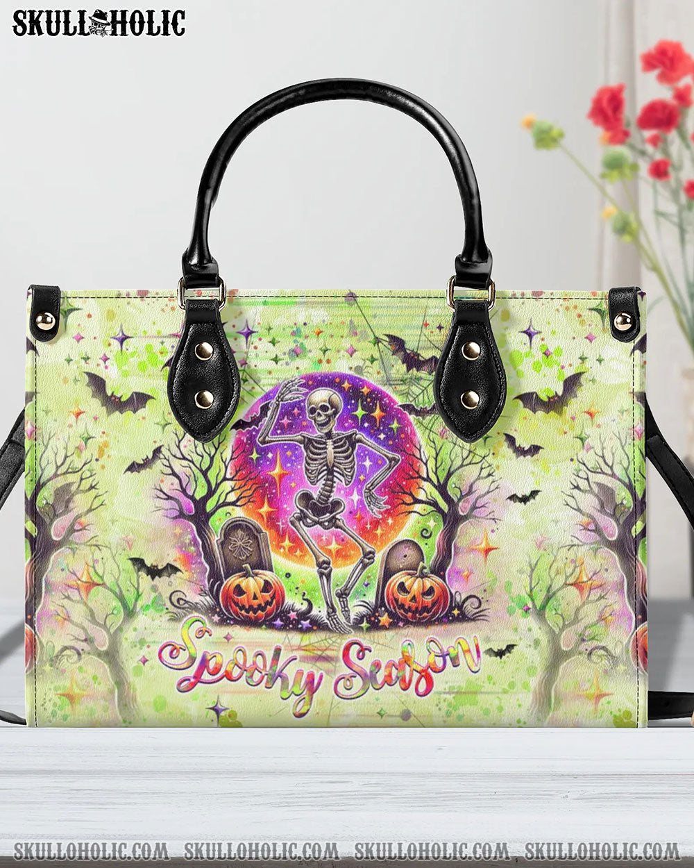 SPOOKY SEASON LEATHER HANDBAG - YHHG2008244