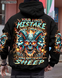 YOUR FIRST MISTAKE WOLF SKULL ALL OVER PRINT - YHHN1401253