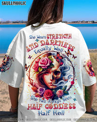 HE WEARS STRENGTH AND DARKNESS SKULL ALL OVER PRINT - TLTW2604241