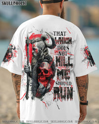 THAT WHICH DOES NOT K ME SHOULD RUN VIKING SKULL ALL OVER PRINT  - TLTW2803252