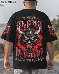 I'M NEVER ALONE SKULL DEMON ALL OVER PRINT - YHLN1803252