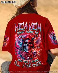 HEAVEN DON'T WANT ME REAPER ALL OVER PRINT - TLTW17022412