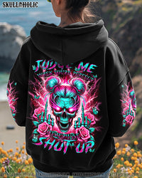 JUDGE ME WHEN SKULL MESSY BUN ALL OVER PRINT - TLNT2612241