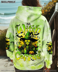 THIS WITCH RUNS ON COFFEE HALLOWEEN ALL OVER PRINT - TYTD0509242