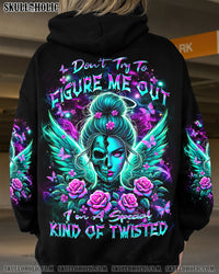 DON'T TRY TO FIGURE ME OUT SKULL ALL OVER PRINT - YHHN2502252