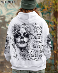 YES I'M A B BUT NOT YOURS ALL OVER PRINT -  TLNO2102252
