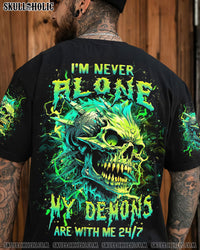 I'M NEVER ALONE SKULL DEMON ALL OVER PRINT - YHHN1204243