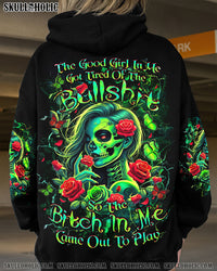 THE GOOD GIRL IN ME SKULL LADY ALL OVER PRINT - YHHN2012242