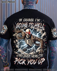 OF COURSE I'M GOING TO HELL SKULL ALL OVER PRINT - YHHN2308243