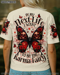 KARMA FAIRY SKULL BUTTERFLY  ALL OVER PRINT - TLNO0412251