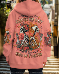 DON'T TRY TO FIGURE ME OUT SKELETON ALL OVER PRINT - TLTW3008242