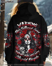 WARNING THIS TATTOOED GIRL ALL OVER PRINT - YHDU1701251