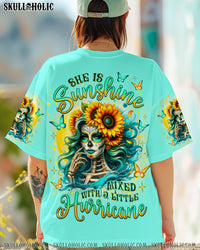 SHE IS SUNSHINE SKULL LADY ALL OVER PRINT  - TLNZ1203251