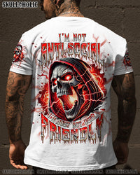 I'M NOT ANTI-SOCIAL MAD SKULL REAPER ALL OVER PRINT - TLNT2408242
