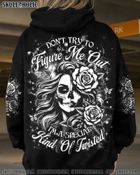 DON'T TRY TO FIGURE ME OUT SKULL ALL OVER PRINT - YHHG2602251