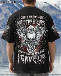 I DON'T KNOW HOW MY STORY ENDS VIKING SKULL ALL OVER PRINT - YHLN0804253