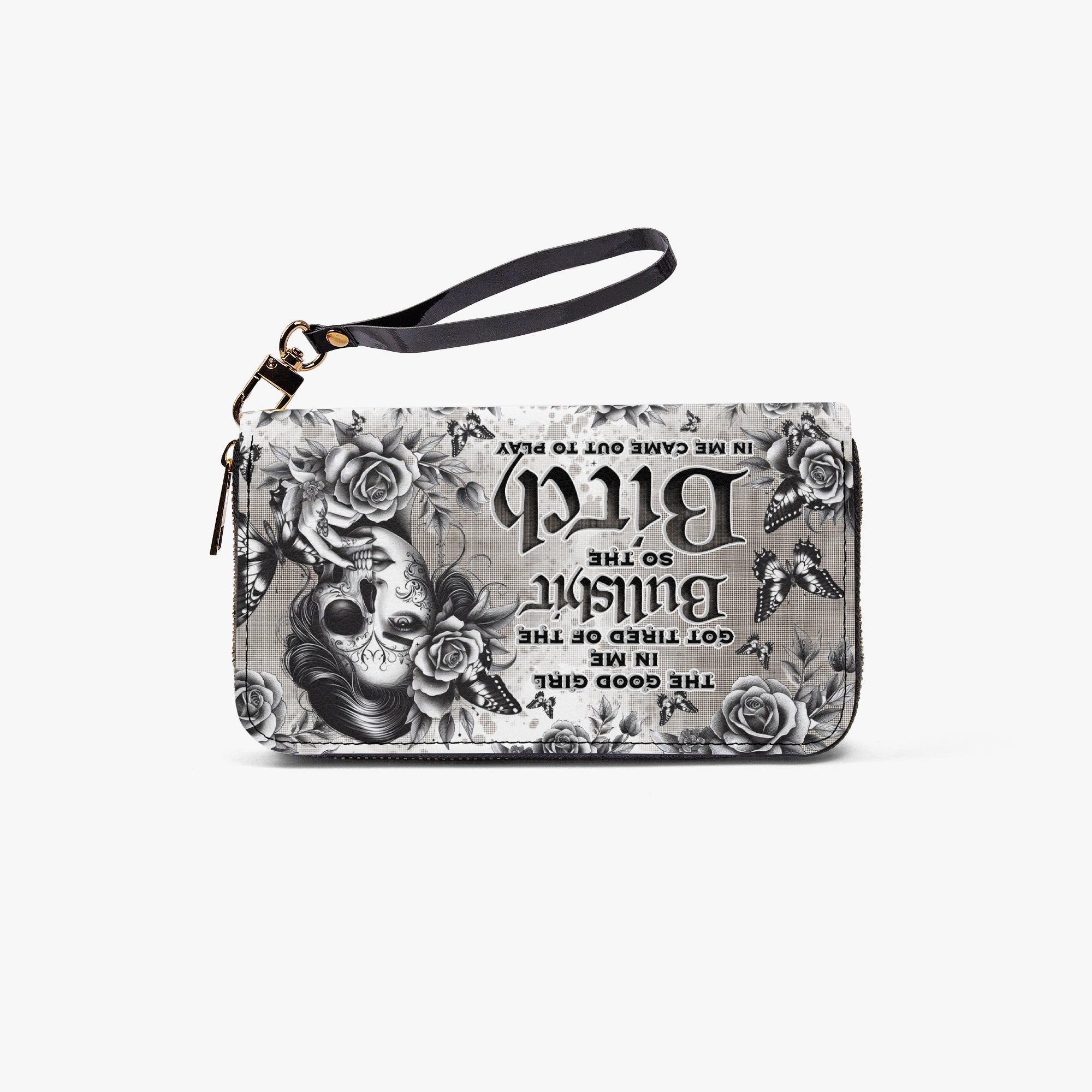 THE GOOD GIRL IN ME ZIPPER LEATHER WALLET - TYTD2210242