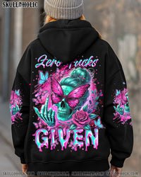 ZERO F GIVEN SKULL MESSY BUN ALL OVER PRINT - TLNT1902254