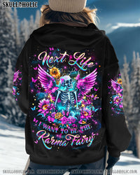 KARMA FAIRY SKULL SKELETON WINGS ALL OVER PRINT - YHHG1410241