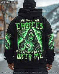 YOU HAVE TWO CHOICES SKULL ALL OVER PRINT - TYTM0303252
