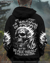 MY GIVE A F IS BROKEN SKULL FIRE ALL OVER PRINT - TLTR3009241