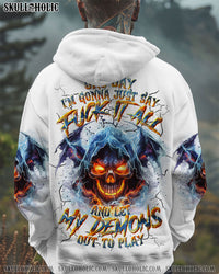 ONE DAY I'M GONNA JUST SAY SKULL ALL OVER PRINT - TLTR0410241