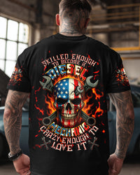 SKILLED ENOUGH TO BECOME A DIESEL MECHANIC SKULL ALL OVER PRINT - TLTW2807253