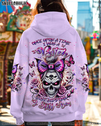 JUST KIDDING I STILL AM SKULL MESSY BUN ALL OVER PRINT - TLNT0110245