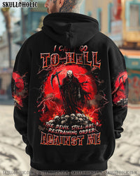 I CAN'T GO TO HELL THUNDER SKULL ALL OVER PRINT  - TLTW0210244