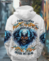 YOUR DEMONS HIDE UNDER YOUR BED SKULL ALL OVER PRINT - TLTR0210244