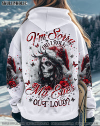 DID I ROLL MY EYES OUT LOUD SKULL LADY CHRISTMAS ALL OVER PRINT  - TLNO0710241