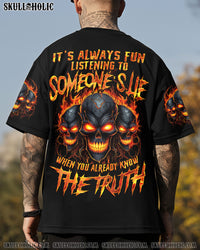 WHEN YOU ALREADY KNOW THE TRUTH SKULL ALL OVER PRINT - TYQY1203254