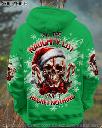 ON THE NAUGHTY LIST SKULL CHRISTMAS ALL OVER PRINT  - TLTW111241