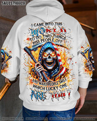 WHICH LUCKY ONE ARE YOU SKULL ALL OVER PRINT - YHHN0710242